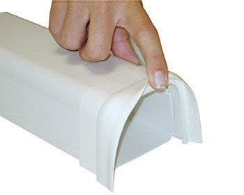 Climaplus Hulpstuk met soft connector 90x65 mm Ral 9010 Wit