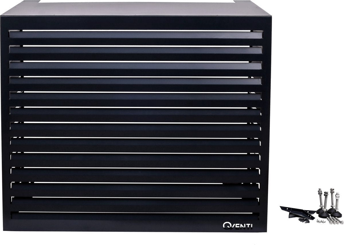 QVENTI - Airco & Warmtepomp Buitenunit Omkasting – 130 x 115 x 65cm – 5 jaar garantie