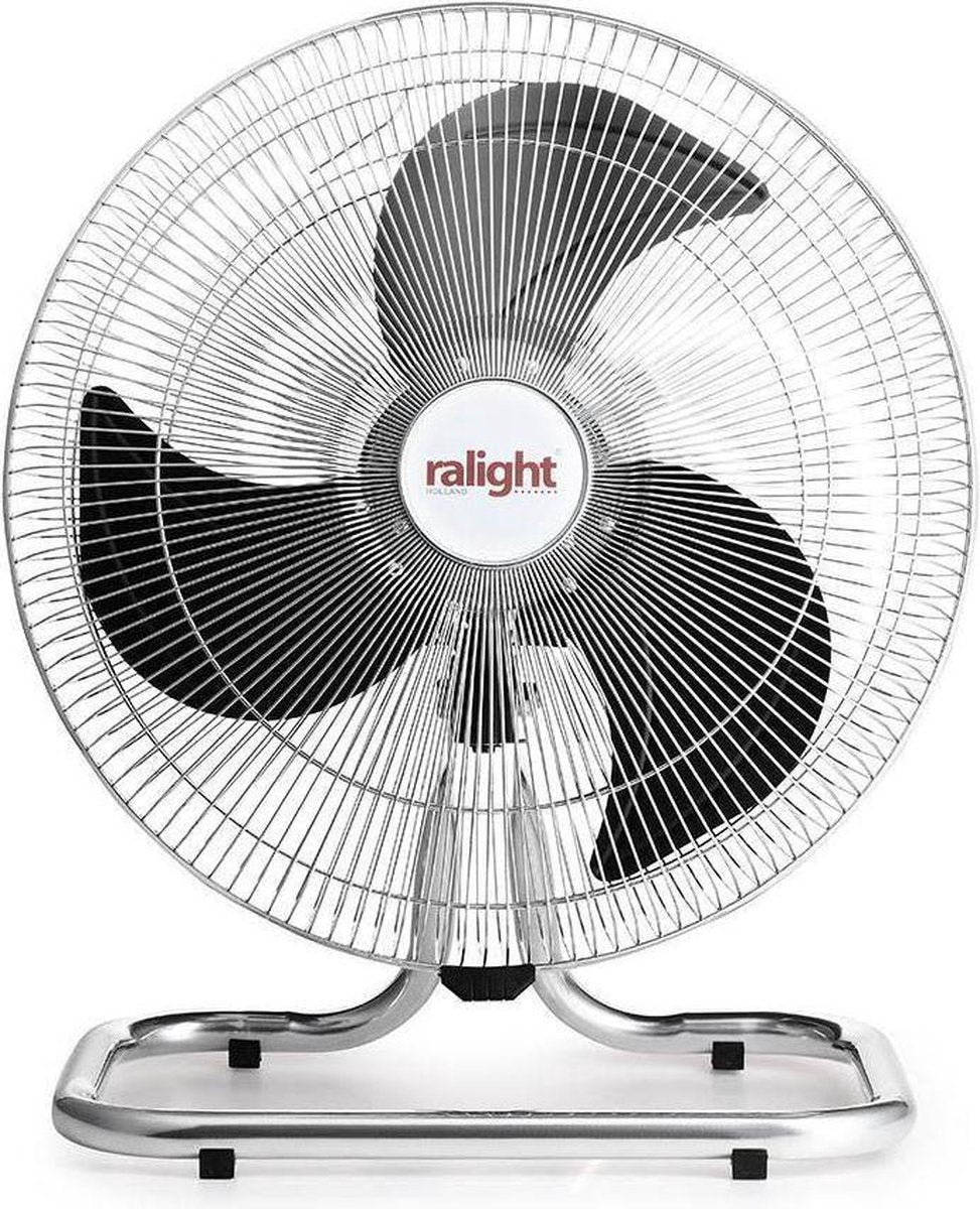 Ralight - Vloerventilator 45cm - Chroom