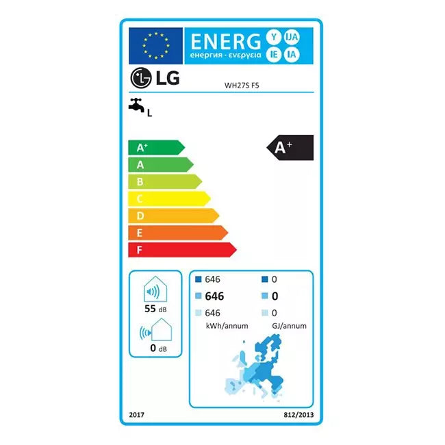 LG Inverter warmtepompboiler 270L 230V - WH27S