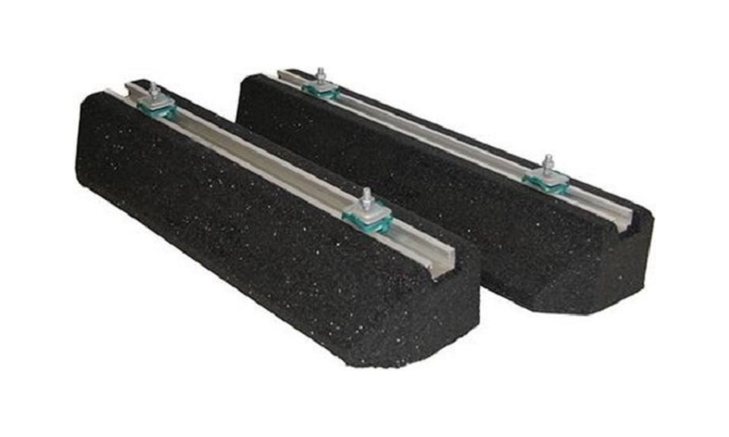 Big Foot - Rubberen grondblokken - Trillings Dempers - Airco buitenunit of Warmtepomp Set 2 stuks
