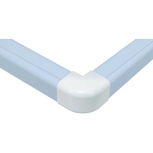 Canalplast airco montagepakket - 4 meter goot - muurkap - vlakke bocht -interne en externe bocht - 4 connectors