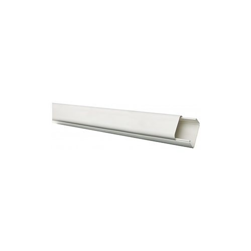 Climaplus montagekanaal 70 x 55 mm Ral 9010 Wit, lengte 2 meter