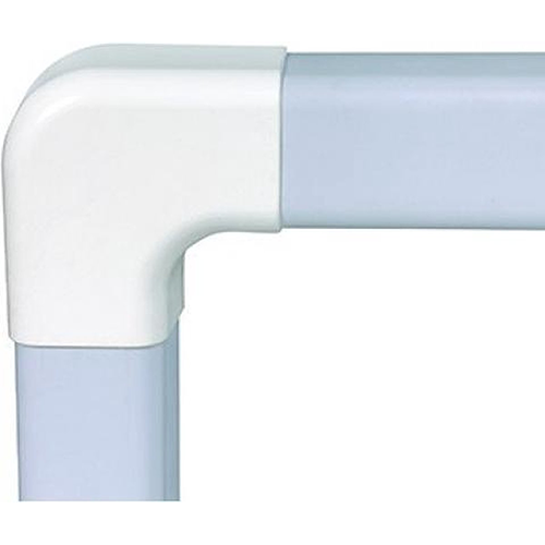 Canalplast airco montagepakket - 4 meter goot - muurkap - vlakke bocht -interne en externe bocht - 4 connectors