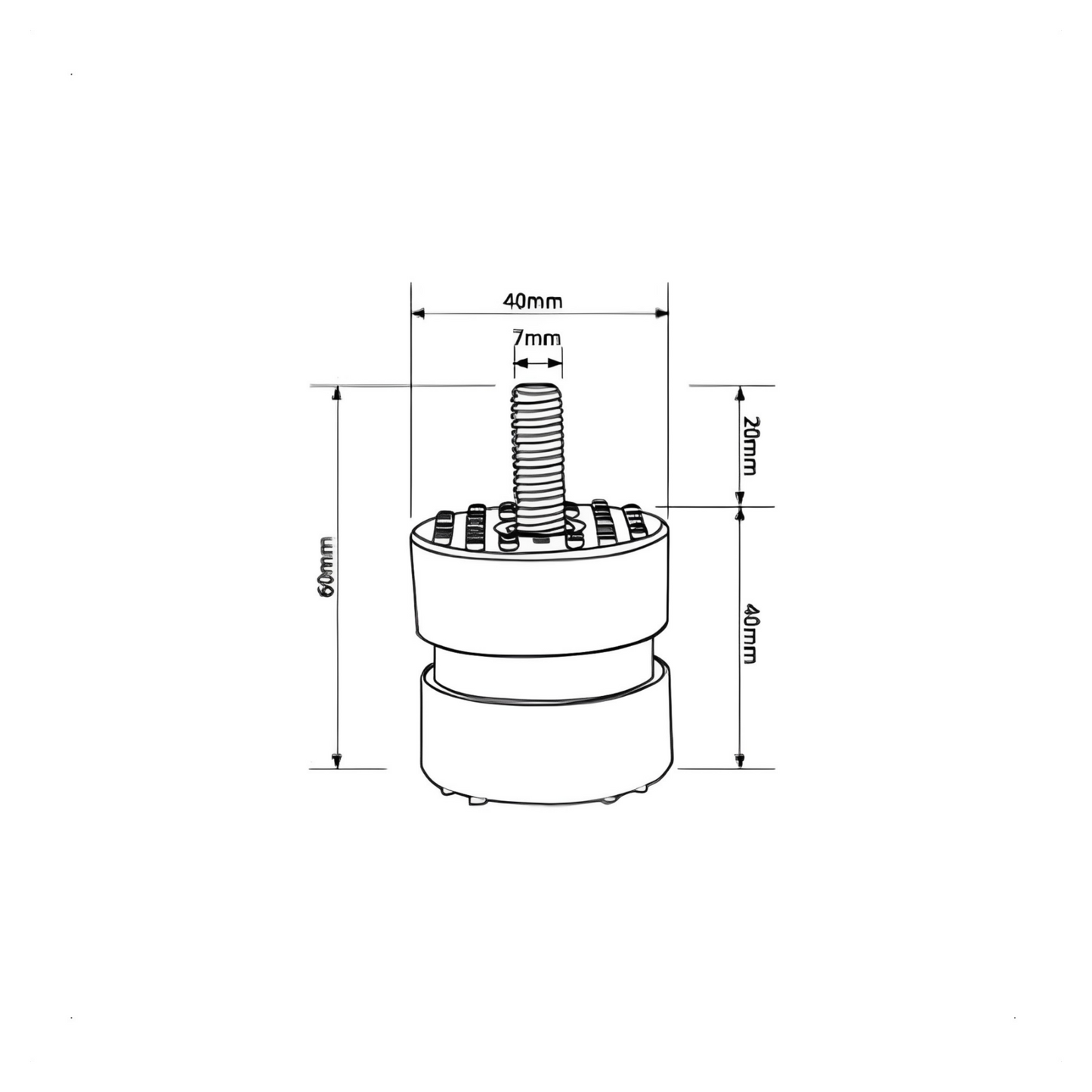 Soleco Trillingsdempers voor airco en warmtepompen 30 t/m 55 KG