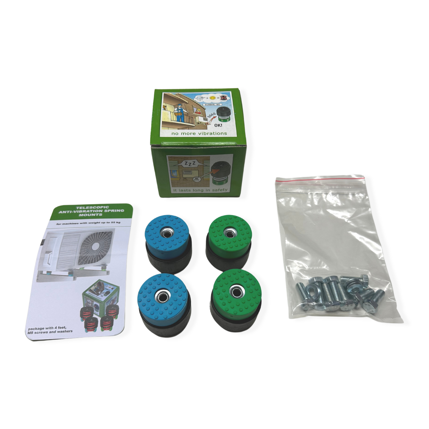 Soleco Trillingsdempers voor airco en warmtepompen 30 t/m 55 KG