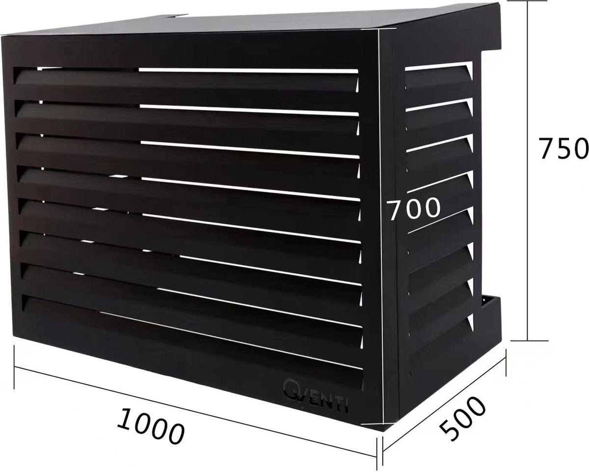 QVENTI - airco & warmtepomp buitenunit omkasting - 100x75x50cm - 5 jaar garantie