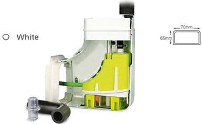 Aspen condenswaterpomp Silent+ mini lime (met speediduct wit) 99x44x114mm
