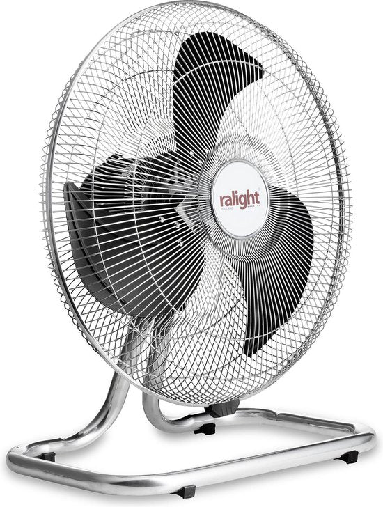 Ralight - Vloerventilator 45cm - Chroom