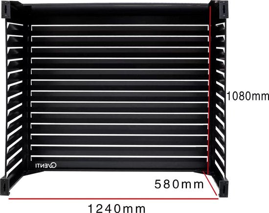 QVENTI - Airco & Warmtepomp Buitenunit Omkasting – 130 x 115 x 65cm – 5 jaar garantie