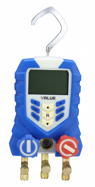 Value - Digitale manifold set met temperatuurklem incl slangenset