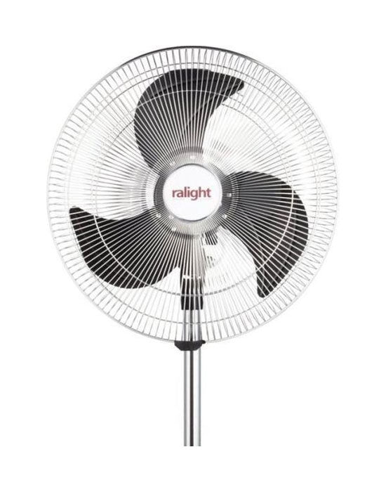 Ralight 45T-S - Statiefventilator - Staande zwenkventilator 45 cm - Chroom