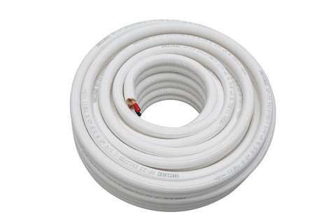 CIN-2202-000 Geisoleerde koperleiding 1/4"+3/8" brandklasse b-s1-d0 - 20mtr/rol