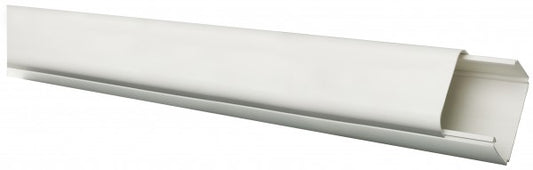 Climaplus montagekanaal 90 x 65 mm Ral 9010 Wit, lengte 2 meter