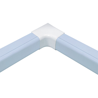 Canalplast airco montagepakket - 4 meter goot - muurkap - vlakke bocht -interne en externe bocht - 4 connectors