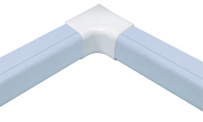 Climaplus Haakse binnenbocht 90x65 mm Ral 9010 Wit