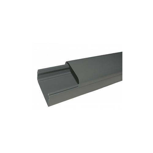 Climaplus montagekanaal kleine deksel GRIJS 90x65 mm, lengte 2 meter Ral 7016