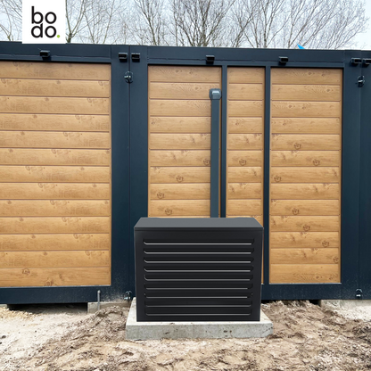 Bodo® - Aluminium Airco Cover - Airco Omkasting - Buitenunit omkasting - 110 x 85 x 60 cm - Medium - Antraciet of Wit