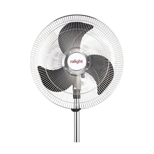 Ralight 45T-S - Statiefventilator - Staande zwenkventilator 45 cm - Chroom