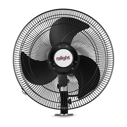 Ralight - Wandventilator 50cm - Professionele kwaliteit - Zwart - 3 standen - Zwenkbaar - Erg sterk en krachtig