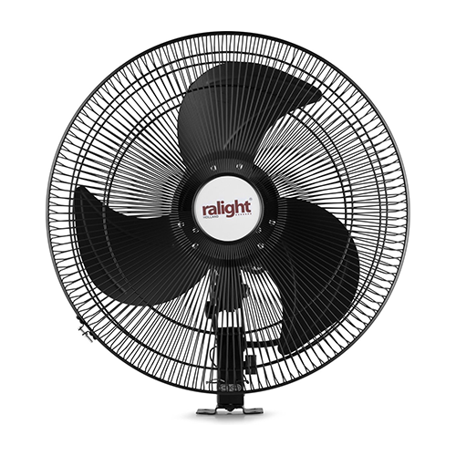 Ralight - Wandventilator 50cm - Professionele kwaliteit - Zwart - 3 standen - Zwenkbaar - Erg sterk en krachtig