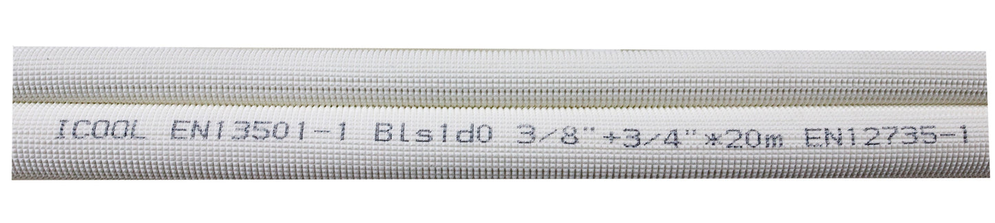 Airco Koelleidingset Installatiekit 1/4" x 3/8" - 20 meter